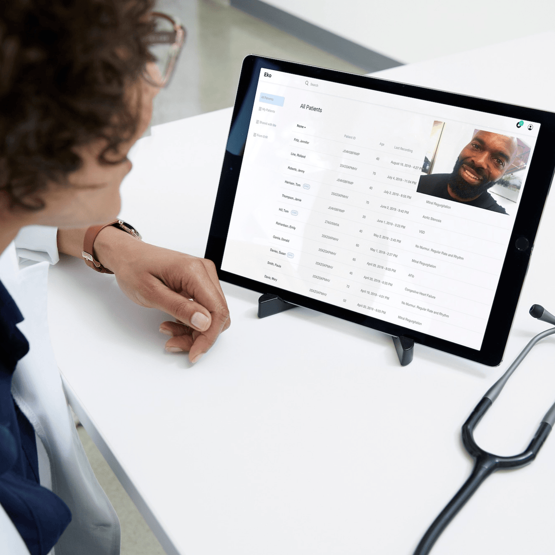 Telemedicine using EKO's livestreaming