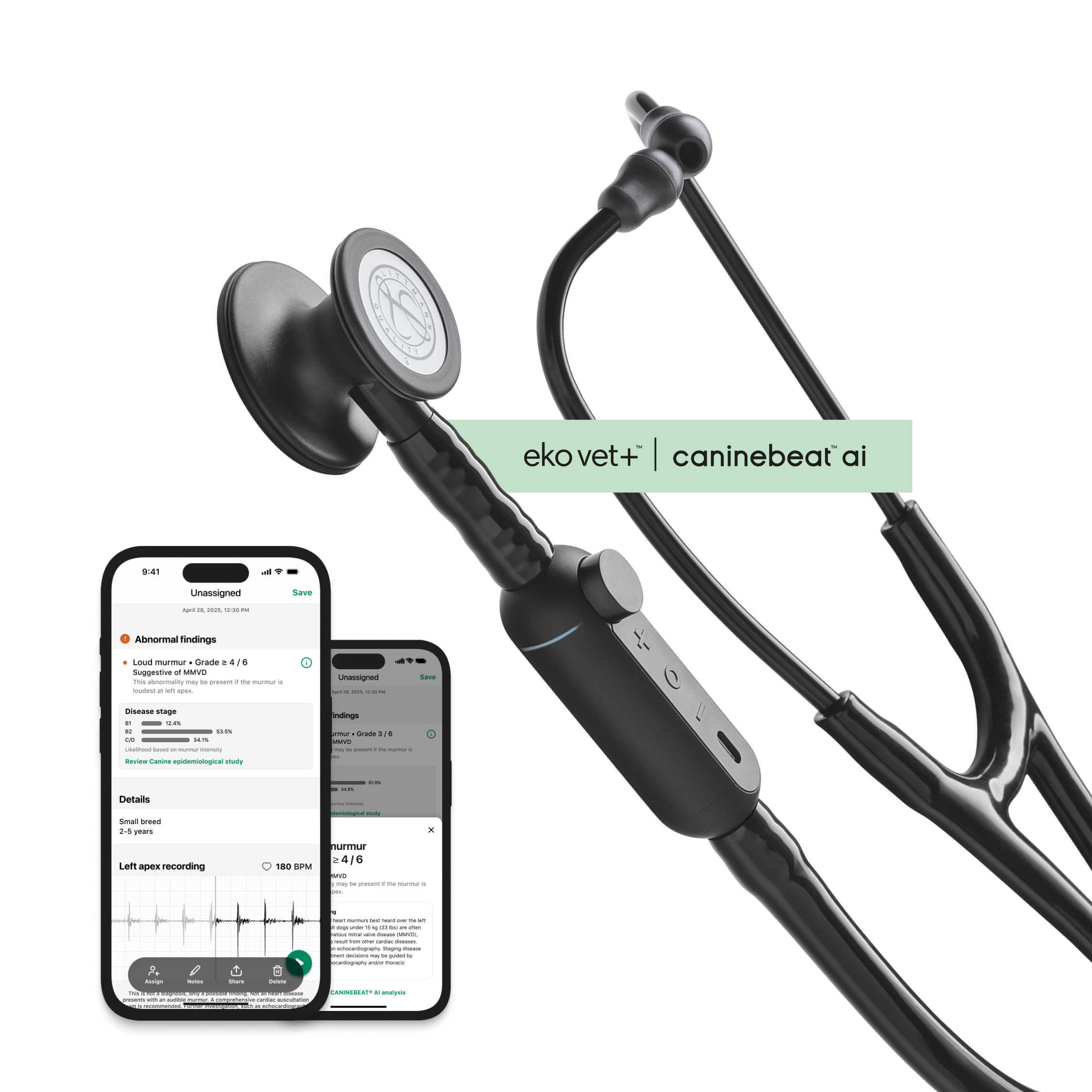 Eko Vet+ with 3M™ Littmann® CORE Digital Stethoscope – Eko Health