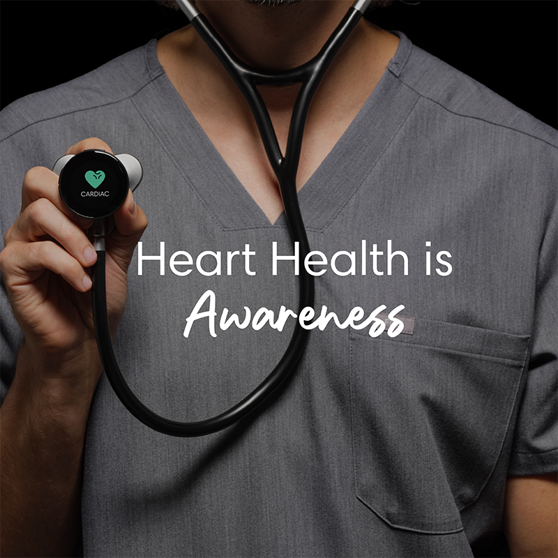 Healthcare professional wears CORE 500™ Digital Stethoscope