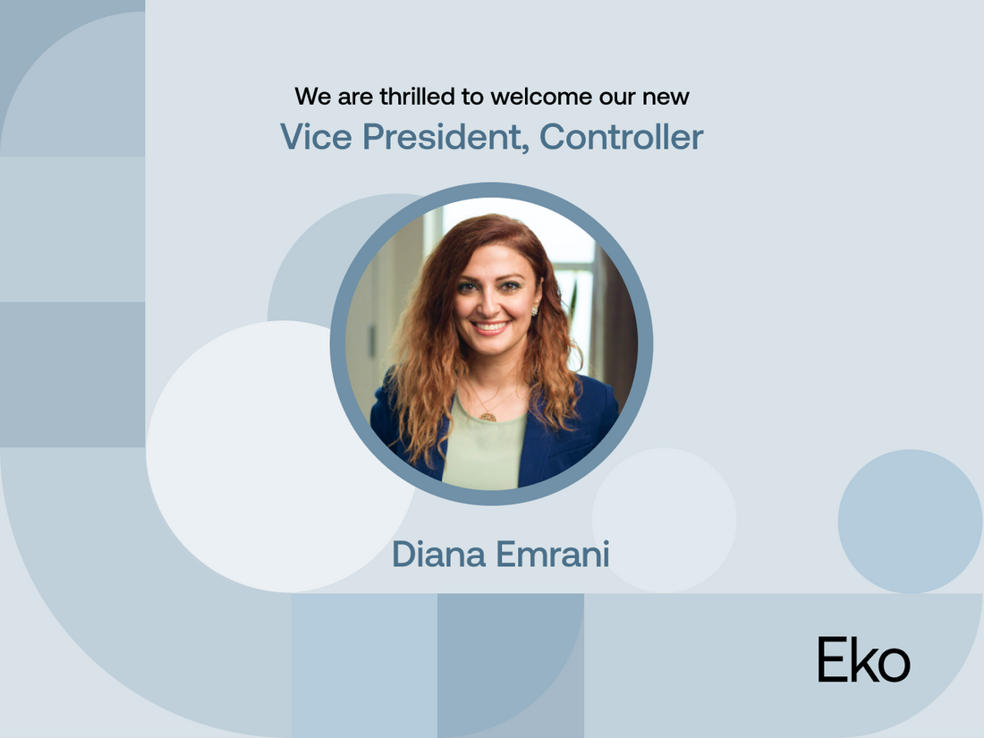 Eko Welcomes Diana Emrani as Vice President, Controller
