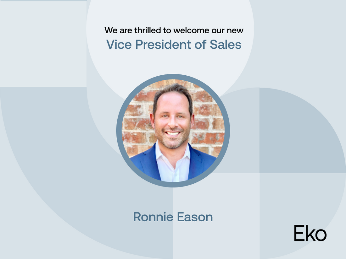 Eko Welcomes Ronnie Eason as Vice President of Sales