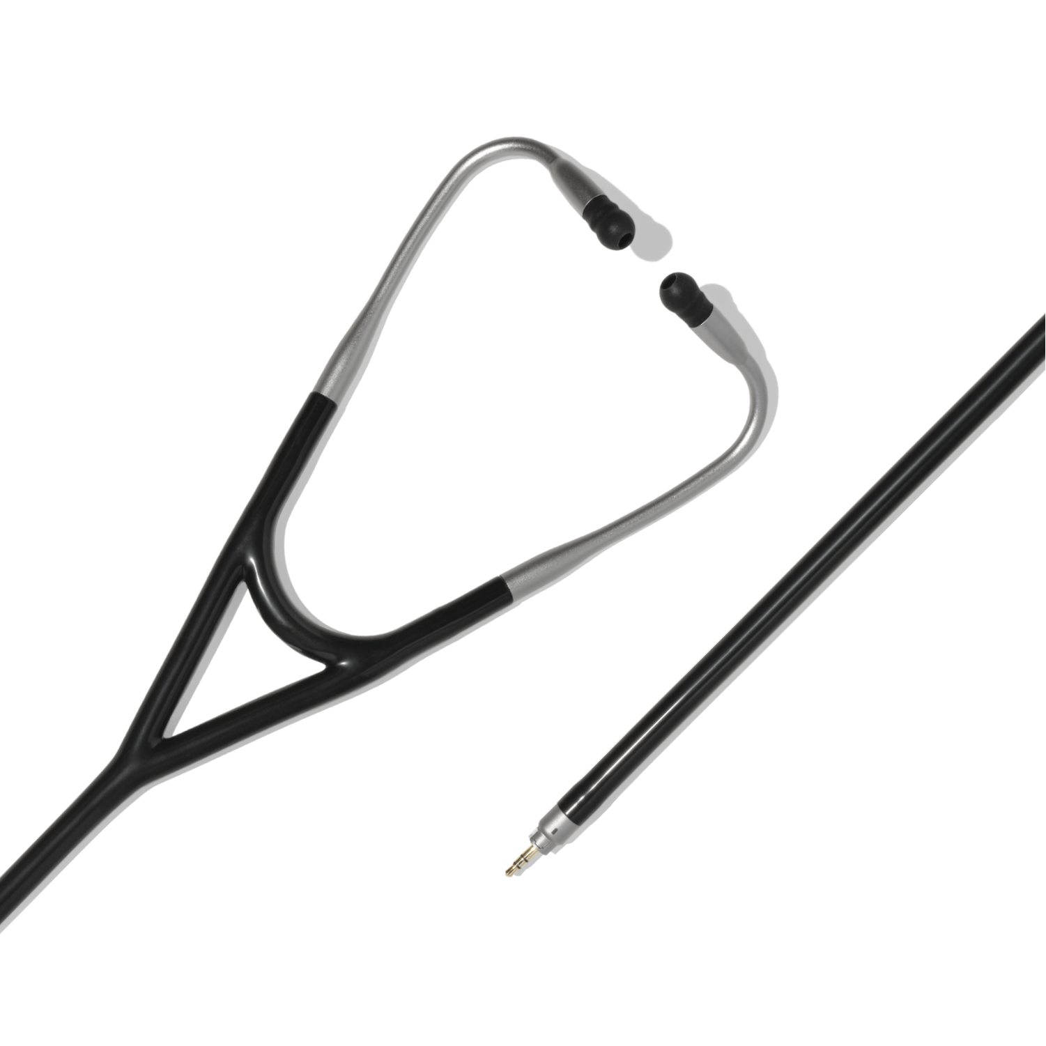 Eko CORE 500™ Digital Stethoscope ear tips and quick disconnect to chest piece