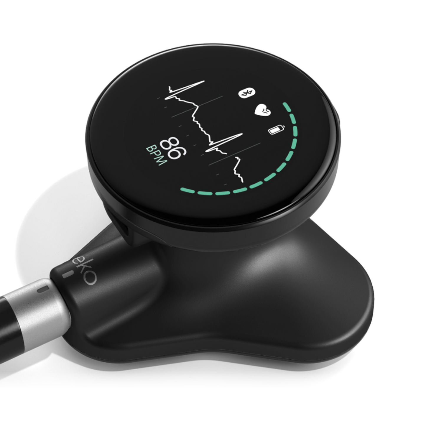 Eko CORE 500™ Digital Stethoscope - Black/Silver (Test Product)
