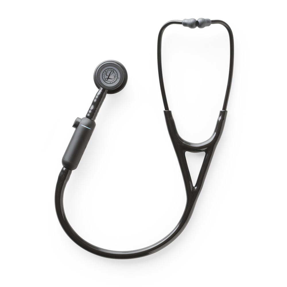 3M™ Littmann CORE Digital Stethoscope black in color front view
